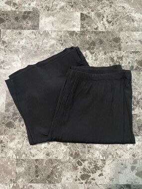 Jaclyn Smith Black Lifestyle Fit Pull-On Pants - Size Medium